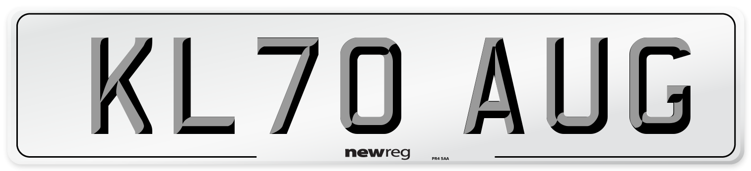KL70 AUG Number Plate from New Reg